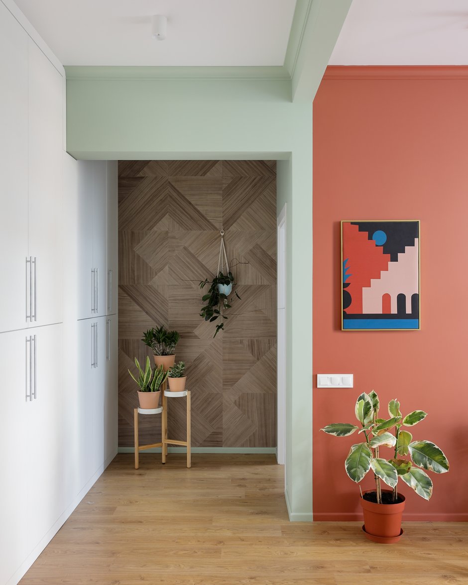 Фотография: Гостиная в стиле Современный, Квартира, Проект недели, Москва, 2 комнаты, 60-90 метров, Анастасия Заркуа – фото на INMYROOM