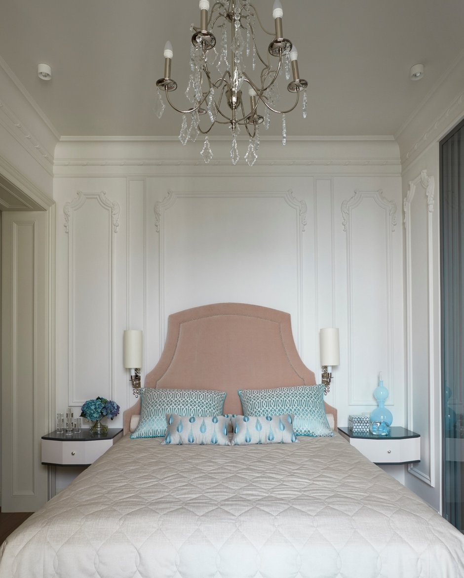 Фотография: Спальня в стиле Классический, Современный, Эклектика, Квартира, Проект недели, Москва, 4 и больше, Более 90 метров, #эксклюзивныепроекты, Наталья Самойлова, Perfect Space – фото на INMYROOM