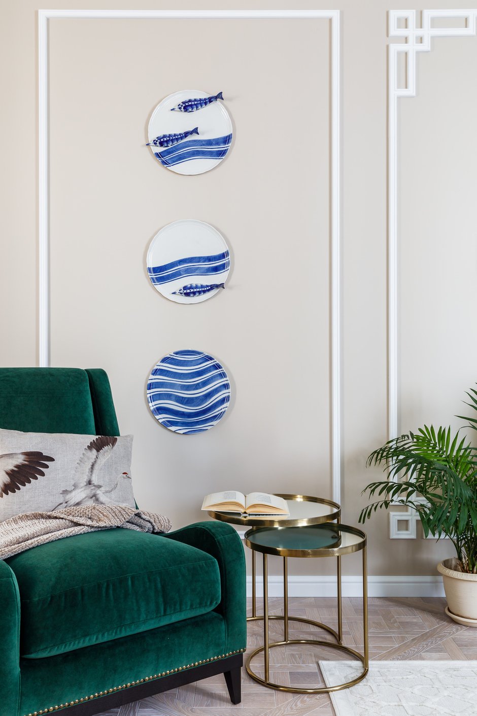 Фотография: Гостиная в стиле Классический, Квартира, Проект недели, Краснодар, 2 комнаты, 60-90 метров, Алиса Свистунова – фото на INMYROOM