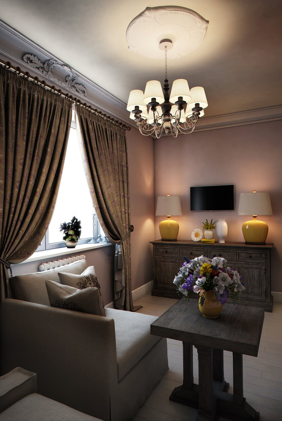 Фотография:  в стиле , Эклектика, Квартира, Gramercy Home, LAUFEN, Проект недели, Dulux, Марина Саркисян, Designers Guild, Hansgrohe Raindance, классический интерьер, Citilux, как оформить интерьер двушки, Roca Gap, La Dia Grazia, Lucide Robin, Arte Lamp Vilaggio, Cesar Etoile, как из однушки сделать двушку, прованс в двушке, Кирпичный дом, Финляндия, Хельсинки, 2 комнаты, до 40 метров – фото на INMYROOM