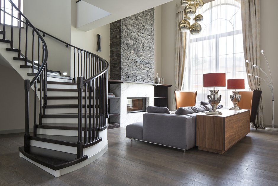 Фотография: Гостиная в стиле Современный, Дом, Проект недели, Московская область, 4 и больше, Более 90 метров, #эксклюзивныепроекты, Виктория Барановская, Истра – фото на INMYROOM