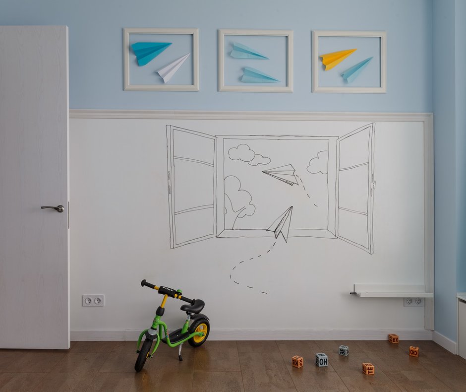 Фотография: Детская в стиле Современный, Квартира, Проект недели, Москва, 4 и больше, Более 90 метров, Ирина Фахрутдинова – фото на INMYROOM