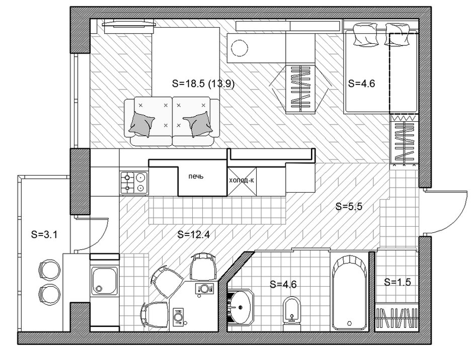 Фотография: Прочее в стиле , Квартира, Дома и квартиры, Проект недели – фото на INMYROOM
