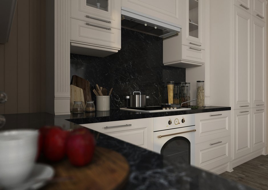 Фотография: Кухня и столовая в стиле Прованс и Кантри, Дом, Проект недели, Дом и дача, мансарда в загородном доме, Пермь, Юлия Чурина, необычный камин, декоративные балки – фото на INMYROOM