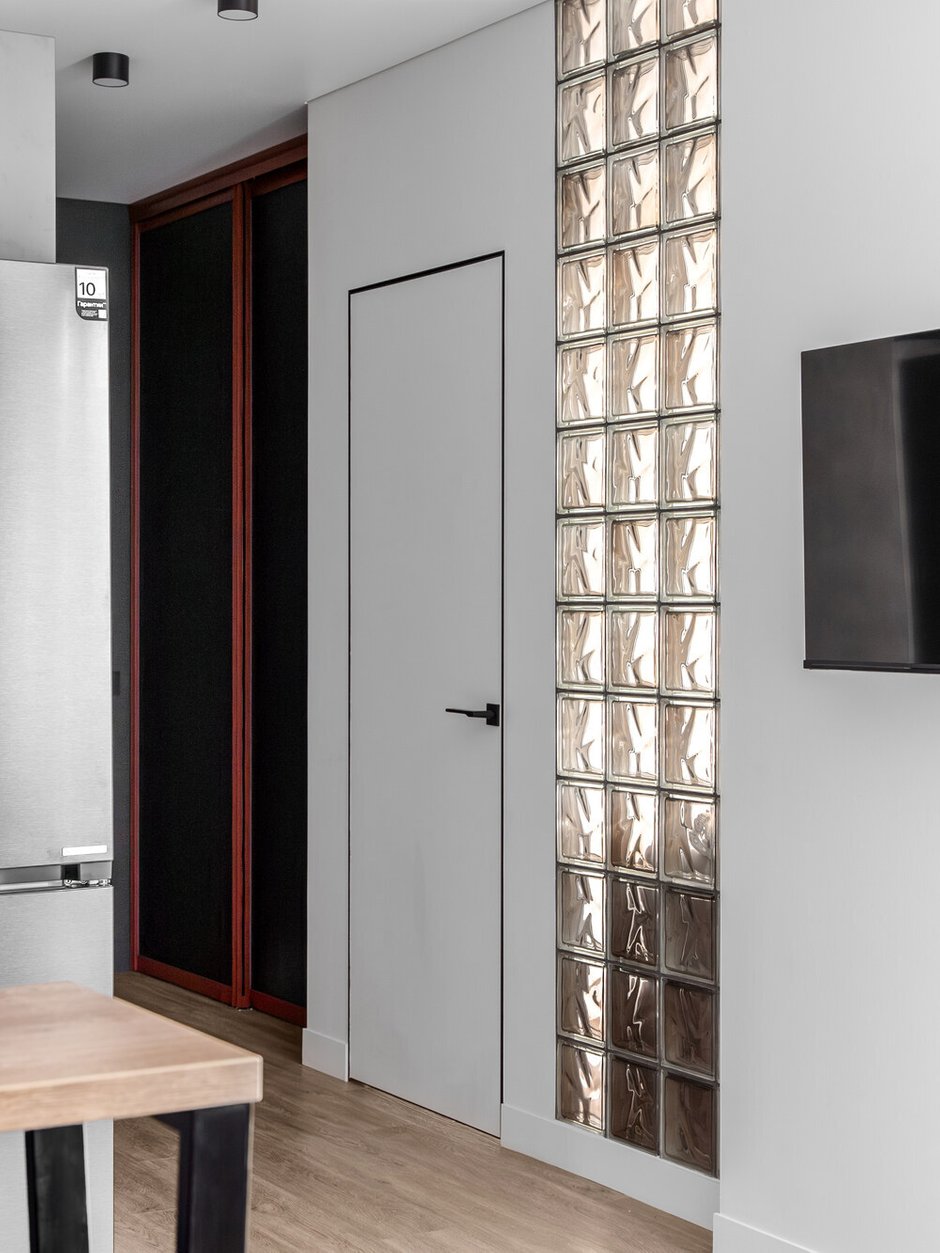 Фотография:  в стиле , Современный, Квартира, Проект дня, Санкт-Петербург, 1 комната, 40-60 метров, Виктория Крылова – фото на INMYROOM