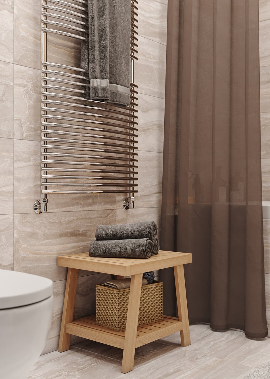 Фотография: Ванная в стиле Современный, Квартира, Проект дня, Москва, 3 комнаты, Более 90 метров, Галина Березкина – фото на INMYROOM