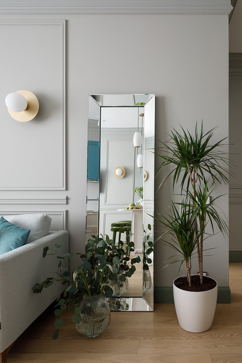 Фотография: Гостиная в стиле Классический, Современный, Квартира, Проект дня, Санкт-Петербург, 2 комнаты, 40-60 метров, Маргарита Остерман – фото на INMYROOM