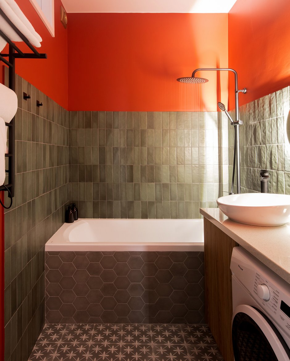 Фотография: Ванная в стиле Современный, Квартира, Проект недели, 2 комнаты, 40-60 метров, 60-90 метров, Ярославль, Елена Бердникова – фото на INMYROOM