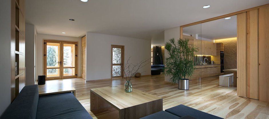 Фотография: Гостиная в стиле Современный, Дом, Дома и квартиры, Проект недели, Эко – фото на INMYROOM