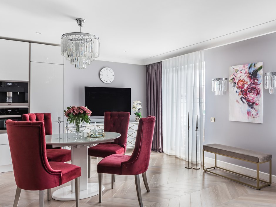 Фотография: Кухня и столовая в стиле Классический, Современный, Квартира, Проект недели, Самара, Artek Design Studio, 4 и больше, Более 90 метров, Оксана Агапонова – фото на INMYROOM