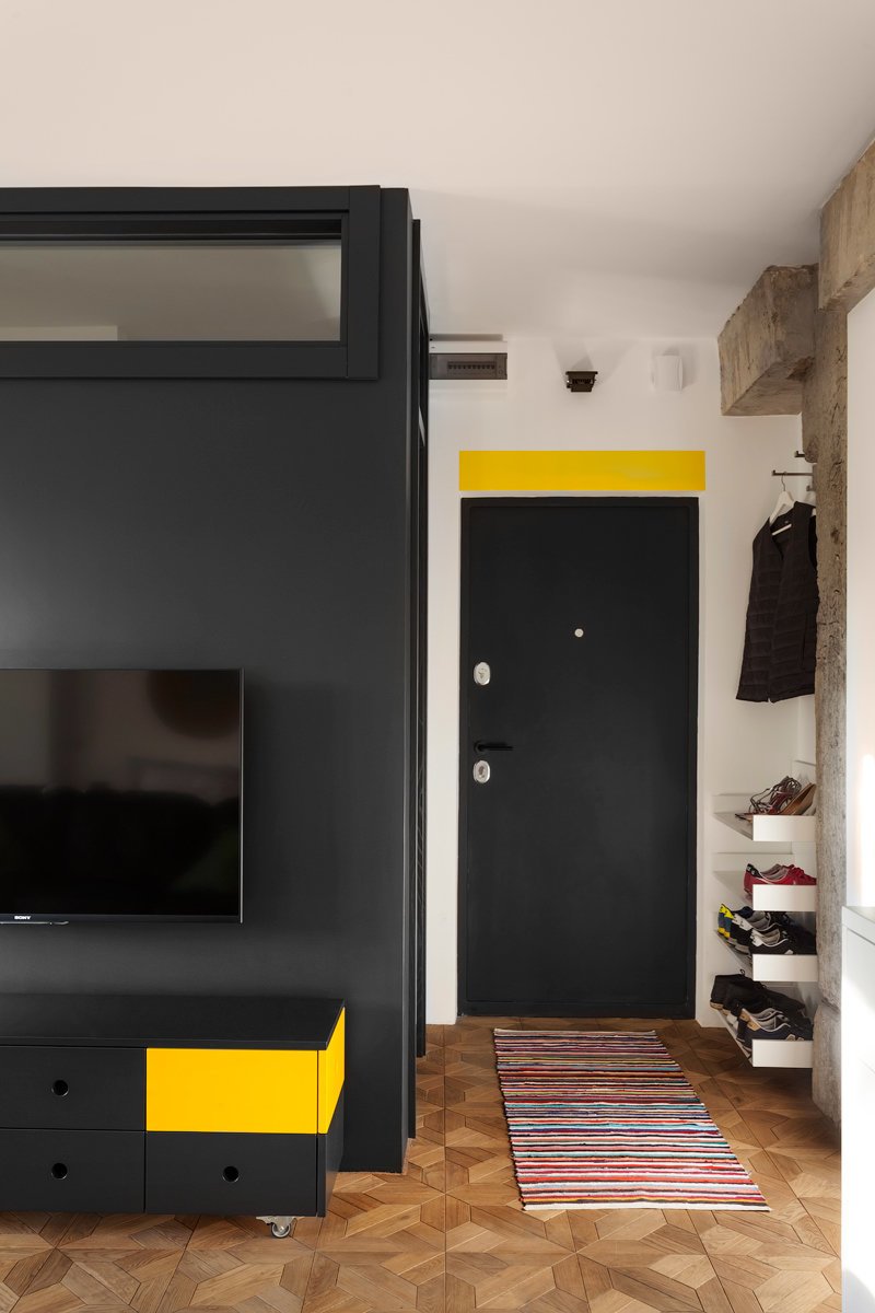 Фотография: Прихожая в стиле Скандинавский, Квартира, Студия, Проект недели, Москва, Настя Антонюк, 40-60 метров – фото на INMYROOM