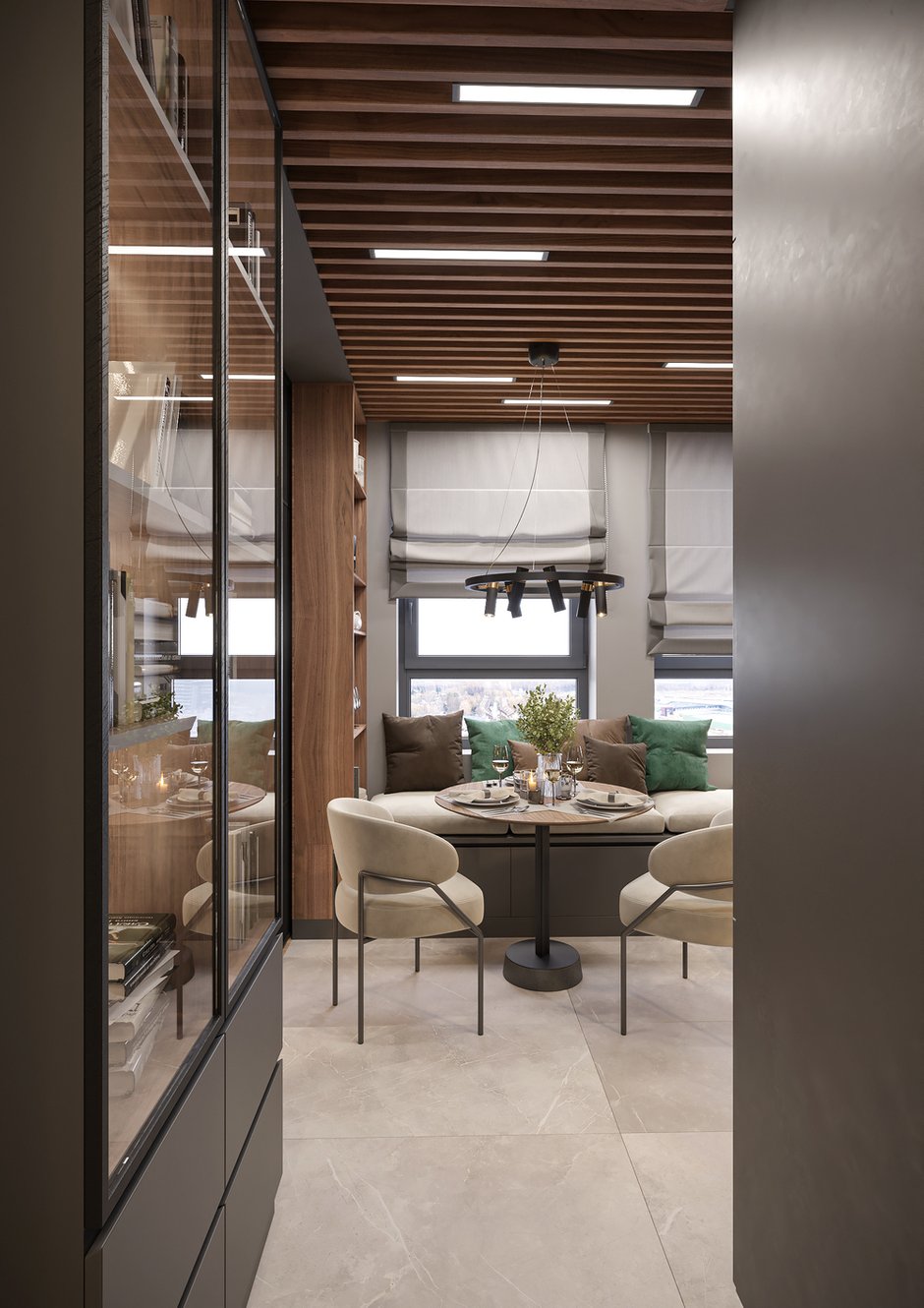 Фотография: Кухня и столовая в стиле Современный, Квартира, Проект недели, Москва, Монолитный дом, 2 комнаты, 40-60 метров, KS Interiors – фото на INMYROOM