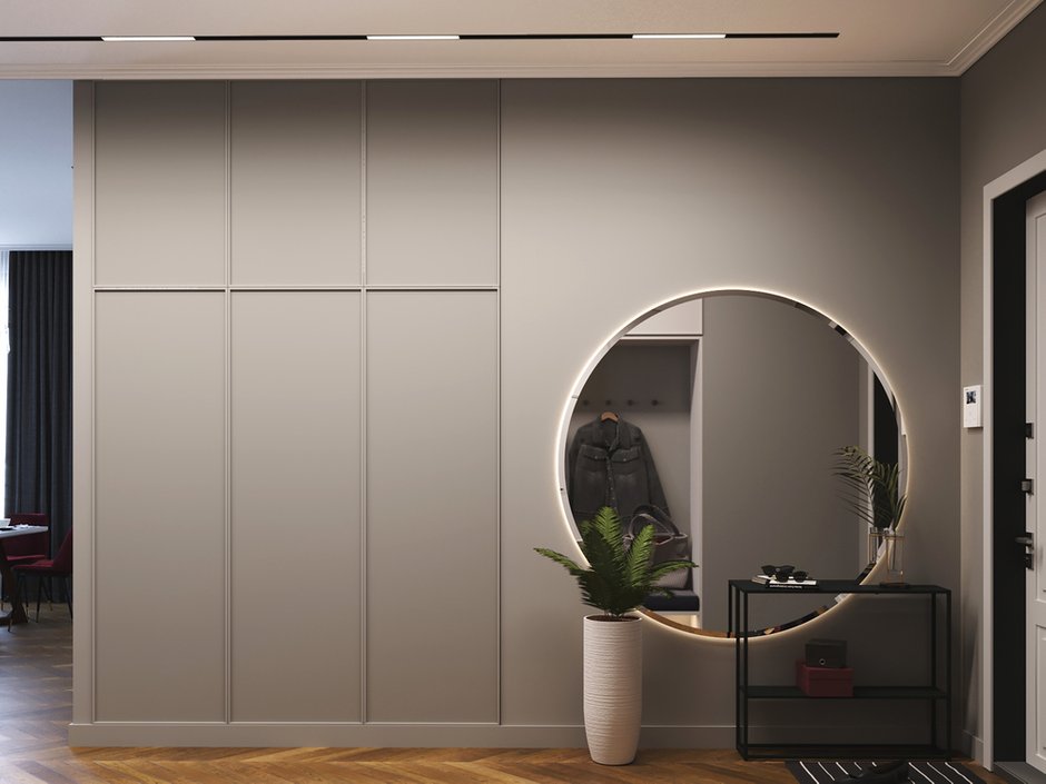 Фотография: Прихожая в стиле Современный, Эклектика, Квартира, Минимализм, Проект недели, Москва, 4 и больше, Более 90 метров, Александра Пармон – фото на INMYROOM