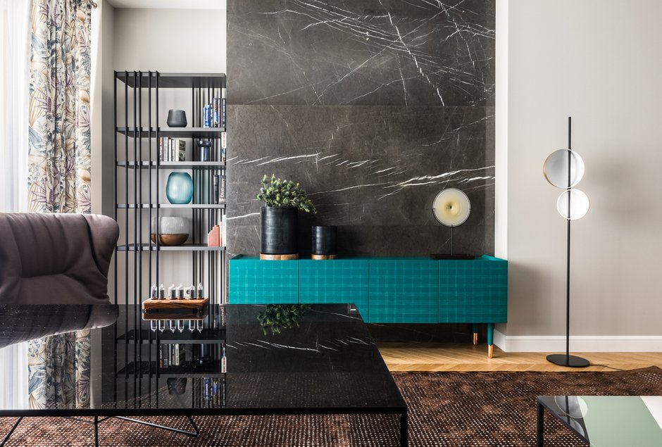 Фотография: Гостиная в стиле Современный, Квартира, Проект недели, Москва, Ольга Черненко, 4 и больше, Более 90 метров – фото на INMYROOM