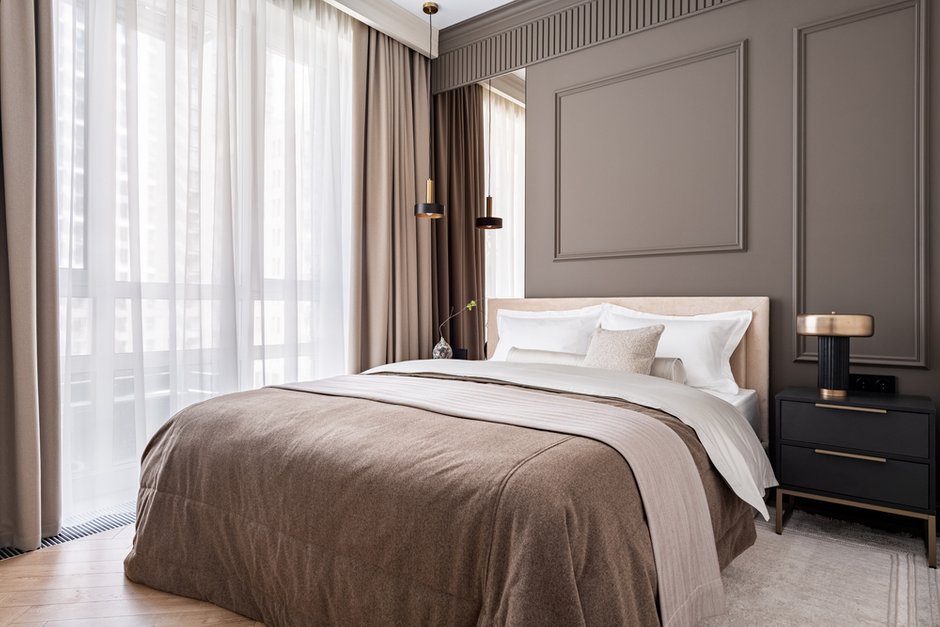 Фотография: в стиле , Квартира, Проект дня, 2 комнаты, 40-60 метров, Анна Жижайкина, современный с элементами неоклассики – фото на INMYROOM