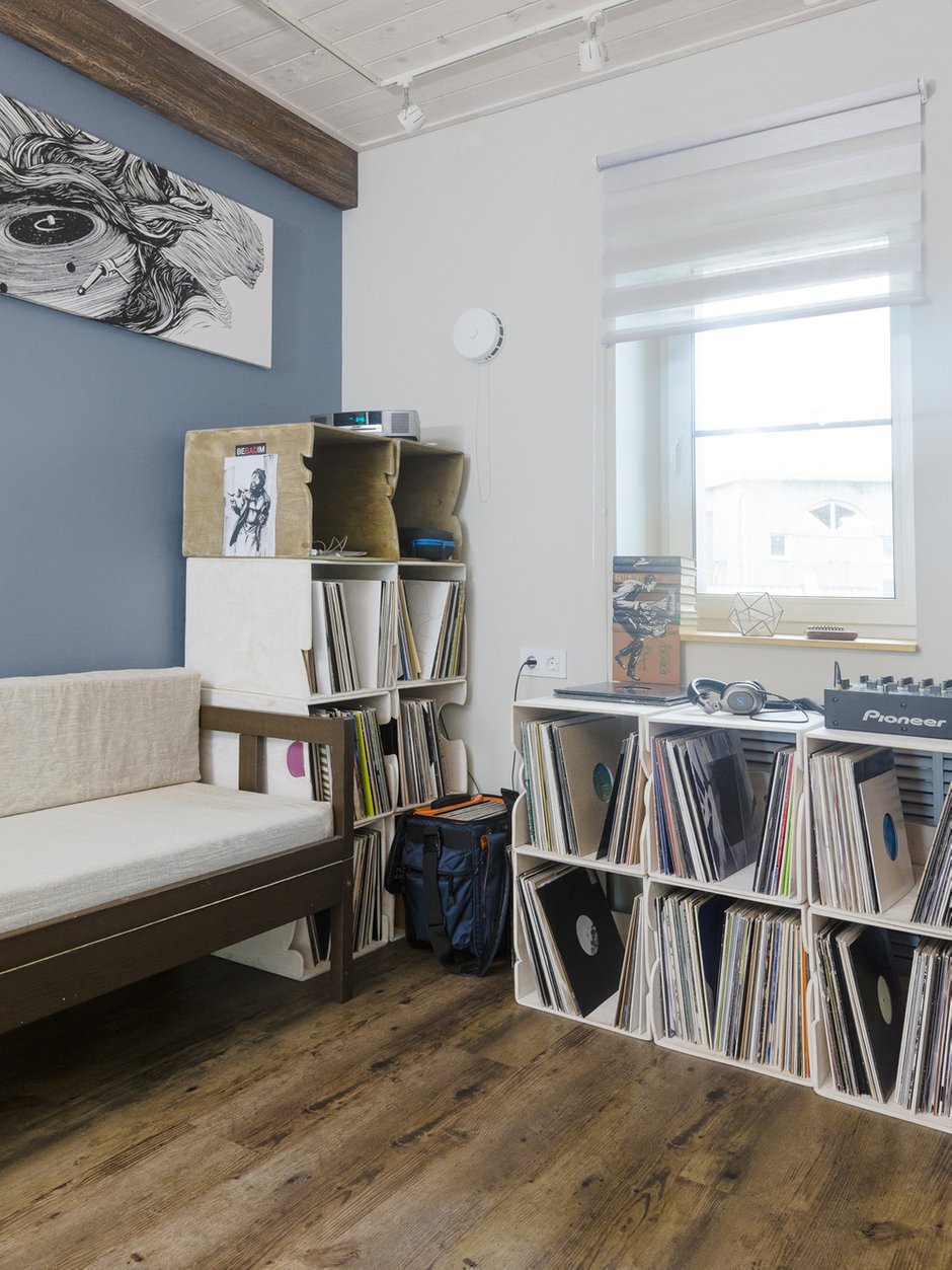 Фотография: Кабинет в стиле Скандинавский, Современный, Квартира, Проект недели, Дина Александрова, новостройка, Монолитный дом, 3 комнаты, Более 90 метров, Карелия, Петрозаводск – фото на INMYROOM