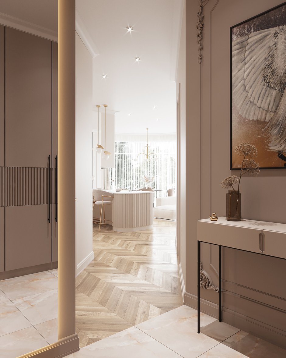 Фотография: Прихожая в стиле Классический, Современный, Эклектика, Квартира, Проект недели, Санкт-Петербург, 4 и больше, 60-90 метров, Елена Лебедева – фото на INMYROOM