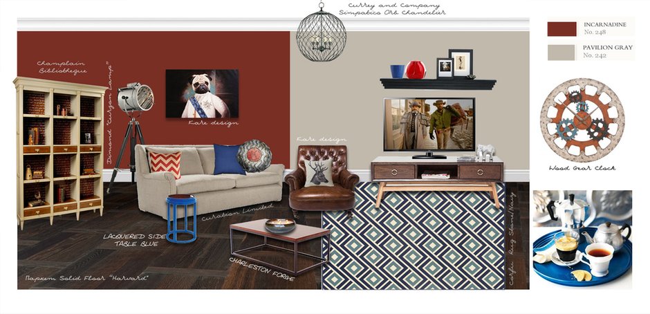 Фотография:  в стиле , Классический, Современный, Квартира, Аксессуары, BoConcept, Eichholtz, Harlequin, KARE Design, Kuppersbusch, Restoration Hardware, SMEG, Vitra, Декор, Мебель и свет, Белый, Проект недели, Москва, Красный, Бежевый, Синий, Коричневый, Porada, KARTELL, Curations Limited, Rosbri, Delta Light, Farrow & Ball, TopCer, Мила Колпакова, Devon Devon, Samsung, Robert Kelly, Sonneman Lighting, Apple, Currey & Company, Timothy Oulton, Etsy, Solidfloor, Аscot CERAMICHE, One Kings Lane, Bandini, однушка в американском стиле, красный и синий в отделке, П-44 – фото на INMYROOM