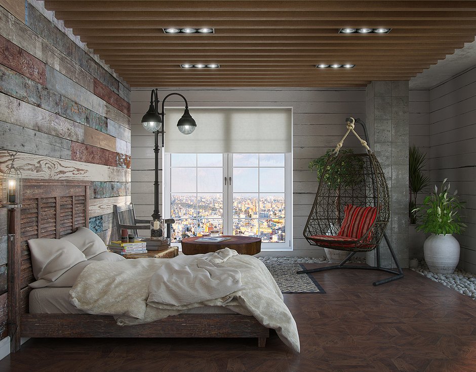 Фотография: Спальня в стиле Лофт, Декор интерьера, Квартира, Foscarini, Restoration Hardware, Дома и квартиры, IKEA, Проект недели – фото на INMYROOM