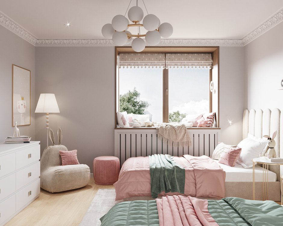 Фотография: Детская в стиле Современный, Квартира, Проект недели, Москва, 4 и больше, Более 90 метров, Елена Лебедева – фото на INMYROOM