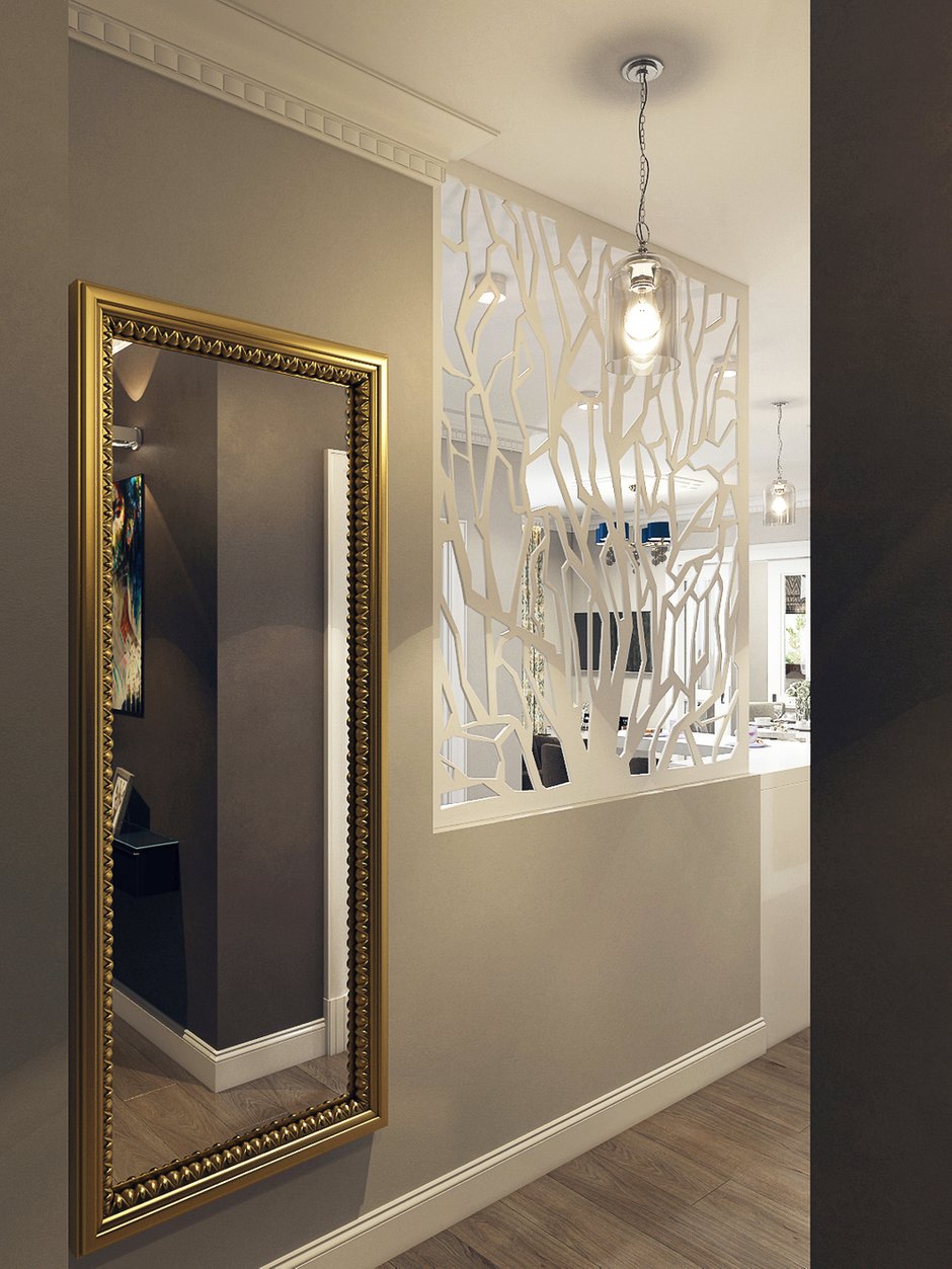 Фотография: Прихожая в стиле Современный, Квартира, Проект недели, Москва, Монолитный дом, ЖК «Водный», 3 комнаты, 60-90 метров, Маргарита Фомина – фото на INMYROOM