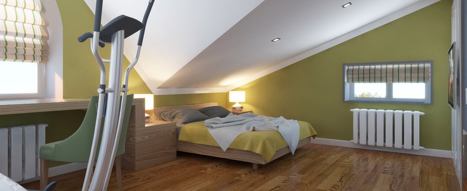 Фотография: Спальня в стиле Современный, Лофт, Проект недели, Московская область, АРТ|КЛУБ, Таунхаус, Яна Страхатова, 4 и больше, Более 90 метров – фото на INMYROOM