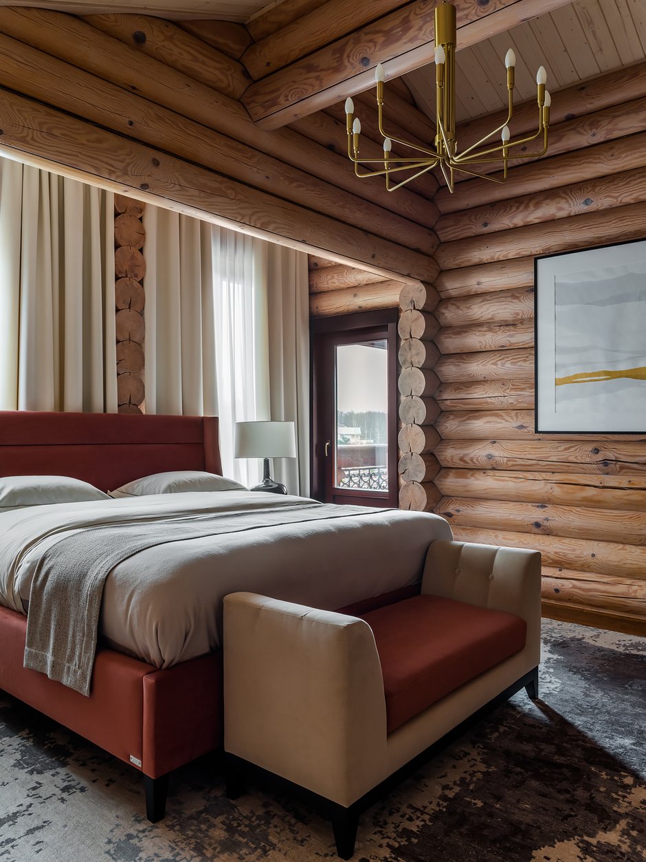 Фотография: Спальня в стиле Классический, Современный, Дом, Проект недели, Дина Салахова, Дом и дача, Московская область, 4 и больше, Более 90 метров – фото на INMYROOM