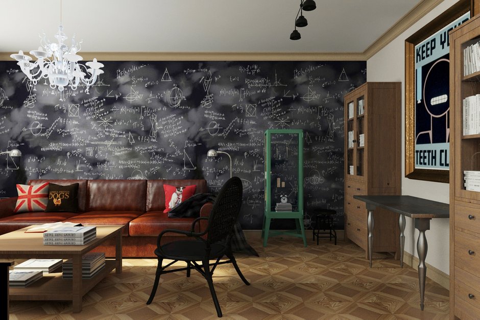 Фотография: Гостиная в стиле Лофт, Эклектика, Квартира, Дома и квартиры, IKEA, Проект недели – фото на INMYROOM