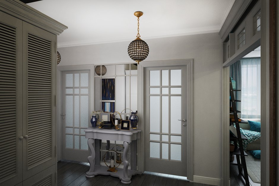 Фотография: Прихожая в стиле Эклектика, Лофт, Квартира, Проект недели, Наталья Преображенская, Дина Александрова, Студия дизайна интерьеров "Уютная Квартира", Монолитный дом, 3 комнаты, 60-90 метров – фото на INMYROOM