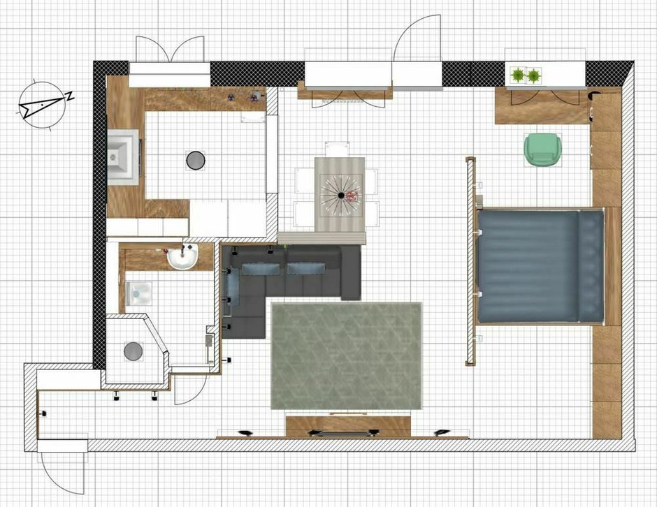 Фотография:  в стиле , Ванная, Квартира, Интерьер комнат, Переделка, маленький санузел, как обустроить санузел, интерьер санузла, как оформить маленький санузел, переделка хрущевки, Хрущевка, Солнечногорск, интерьер хрущевки, как обновить хрущевку, санузел в хрущевке, объединённый санузел в хрущевке, система хранения в хрущевке, хрущевке санузел – фото на INMYROOM
