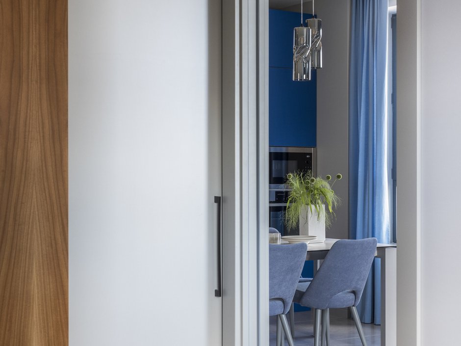 Фотография: Кухня и столовая в стиле Современный, Квартира, Проект недели, Монолитный дом, 2 комнаты, 40-60 метров, Наталья Коренева, Елена Жадан – фото на INMYROOM