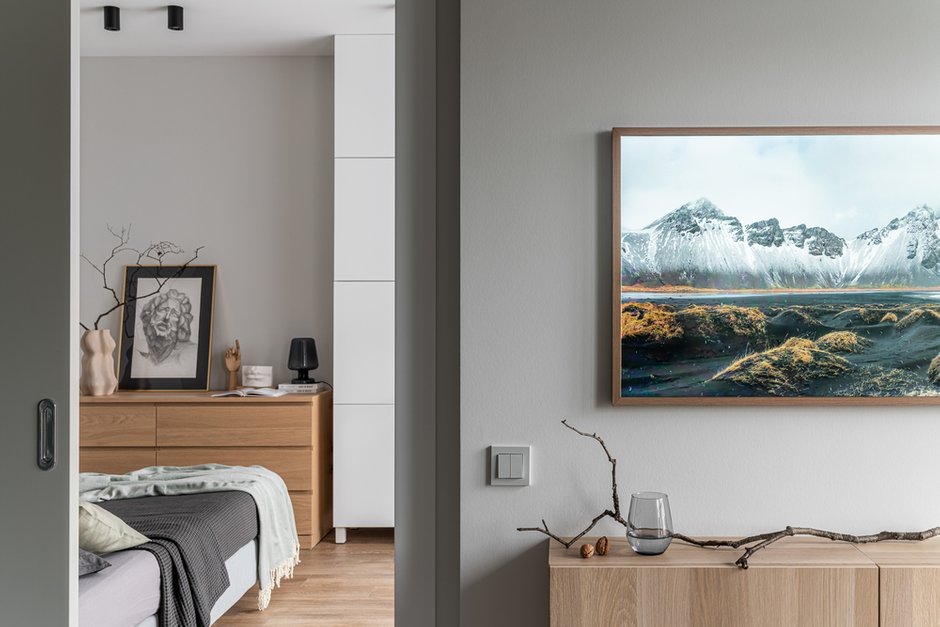 Фотография: Гостиная в стиле Современный, Квартира, Проект недели, Санкт-Петербург, 2 комнаты, 40-60 метров, Кристина Чемелова – фото на INMYROOM