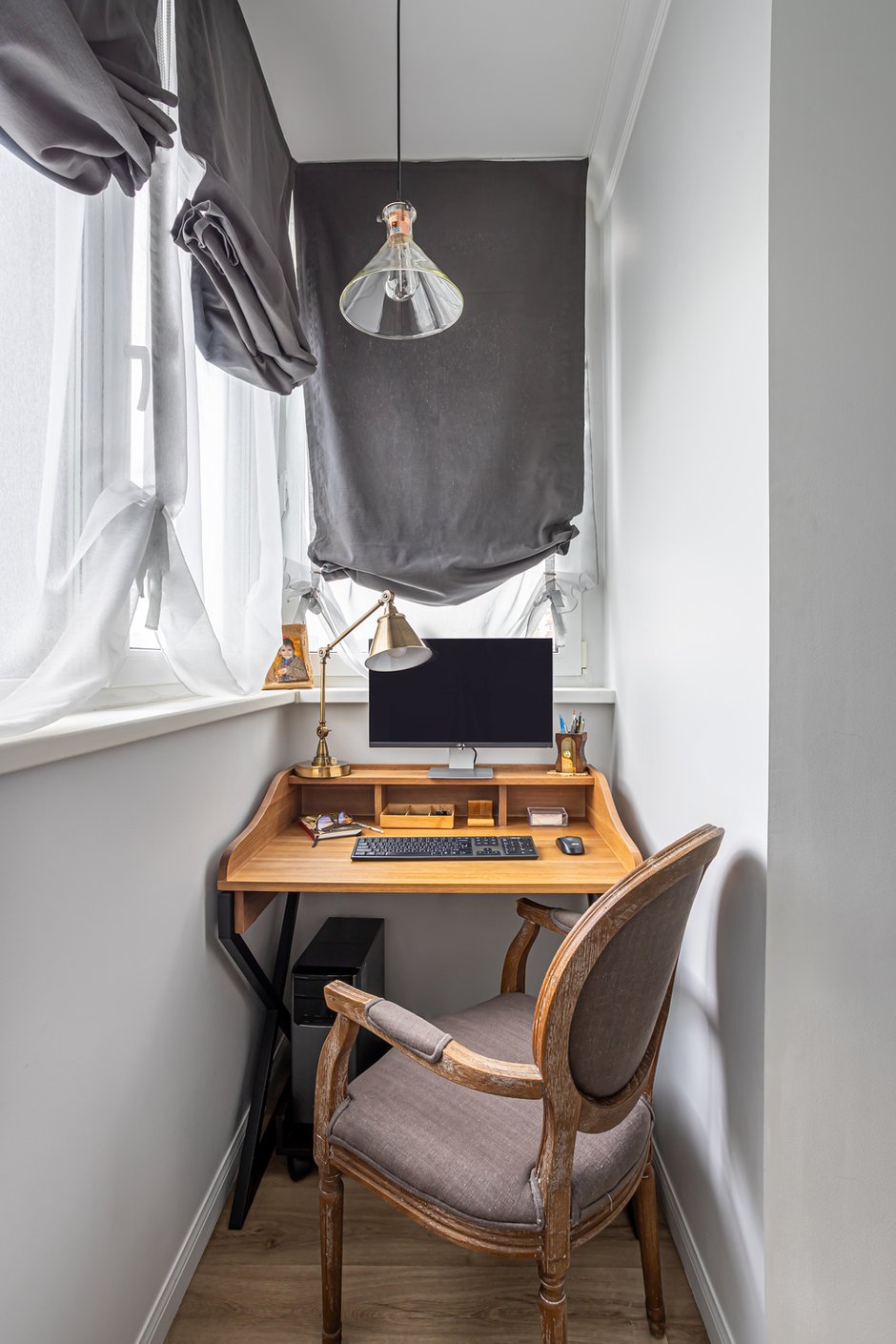 Фотография: Балкон в стиле Классический, Современный, Квартира, Проект недели, Москва, 3 комнаты, 60-90 метров, Елена Рязанова – фото на INMYROOM