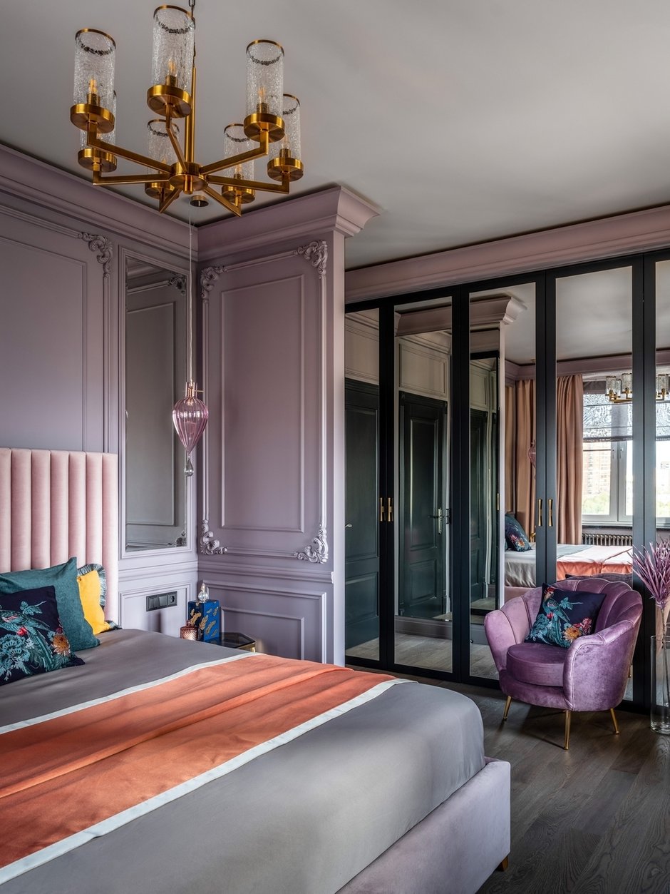 Фотография: Спальня в стиле Классический, Современный, Эклектика, Квартира, Проект недели, Москва, 4 и больше, Более 90 метров, Серж Махов – фото на INMYROOM