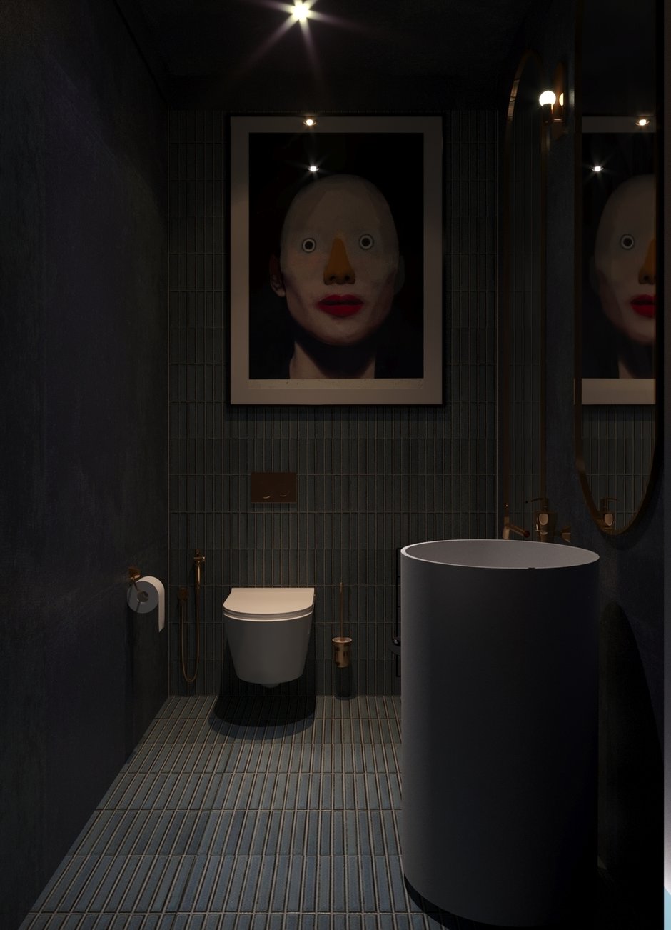 Фотография: Ванная в стиле Современный, Квартира, Исландия, Проект недели, Москва, 3 комнаты, 60-90 метров – фото на INMYROOM