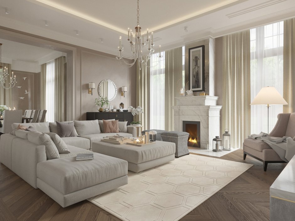 Фотография: Гостиная в стиле Современный, – фото на INMYROOM