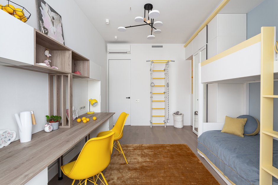 Фотография: Детская в стиле Современный, Минимализм, Квартира, Проект недели, Москва, 3 комнаты, Более 90 метров, Светлана Гальченко – фото на INMYROOM