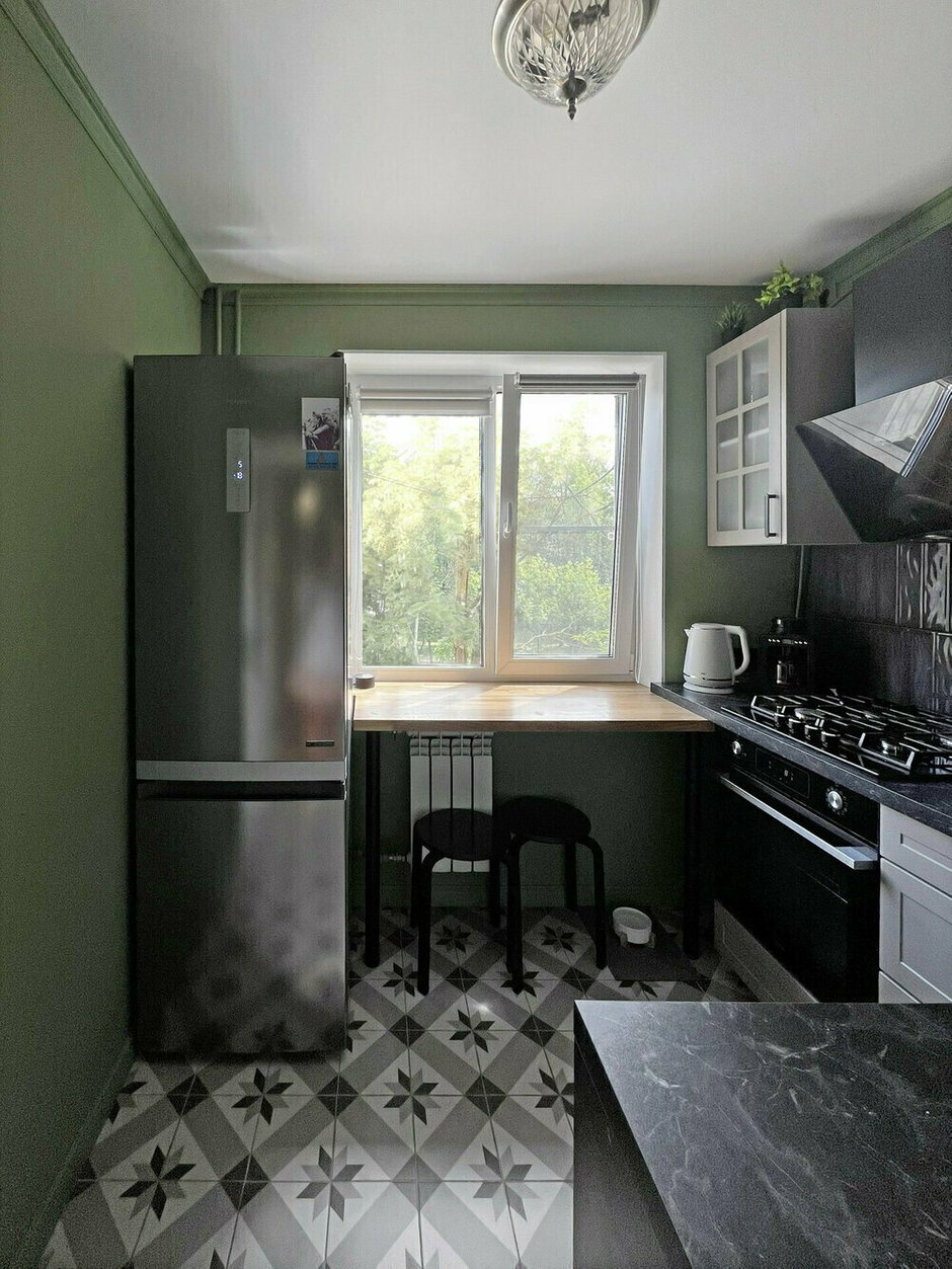Фото: в стиле, Квартира, Интерьер комнат, Дизайн интерьера, Перепланировка, современный интерьер в хрущевке, как обустроить двухкомнатную квартиру, интерьер квартиры, хрущевский ремонт, хрущевский ремонт, Панельный дом, хрущевка, 2 комнаты, 40- 60 метров, I-335, квартира в хрущевке - фоторепортаж ИНМИРУМ