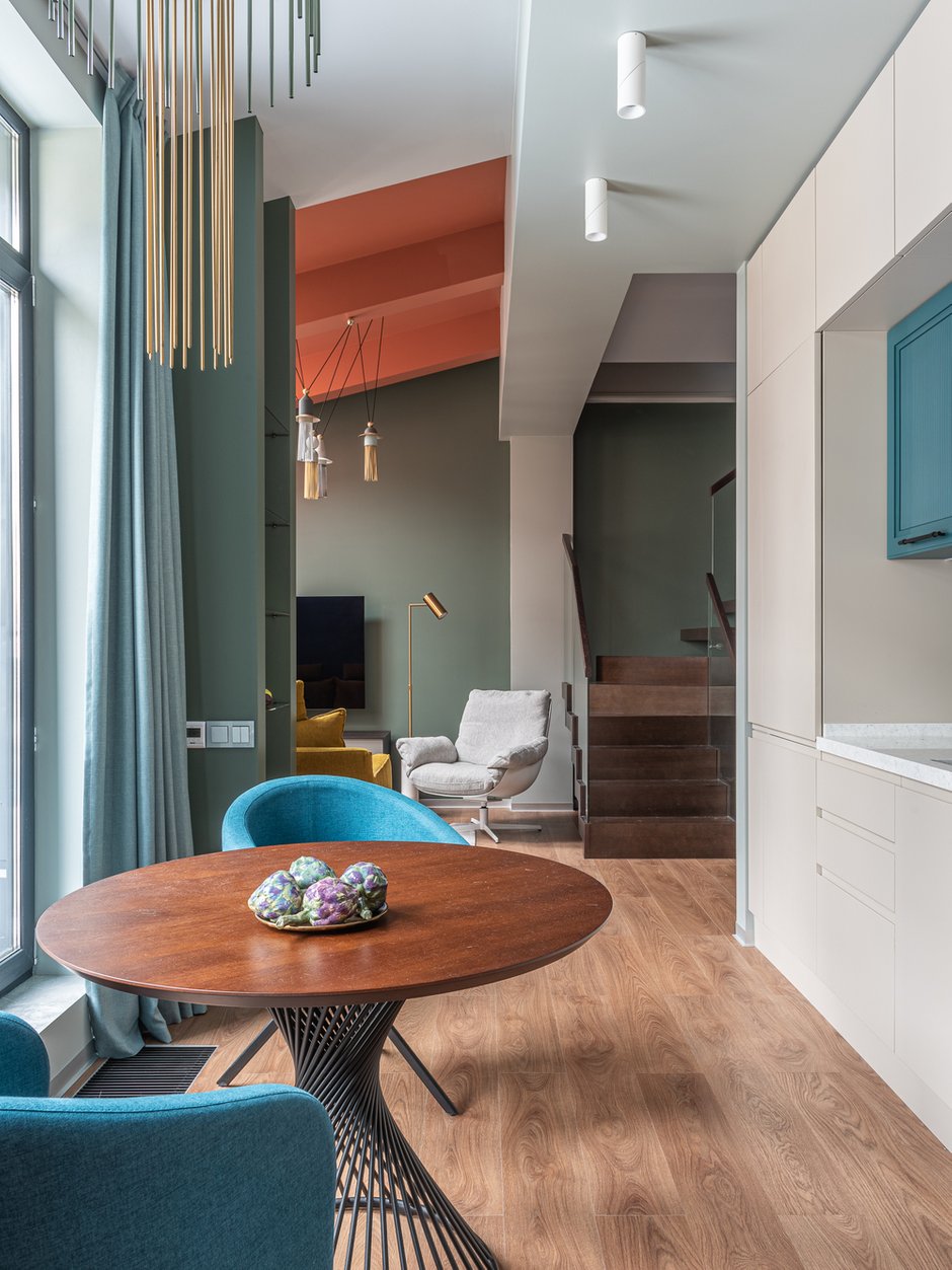 Фотография: Кухня и столовая в стиле Современный, Квартира, Проект недели, Москва, 3 комнаты, Более 90 метров, Елена Акимова – фото на INMYROOM