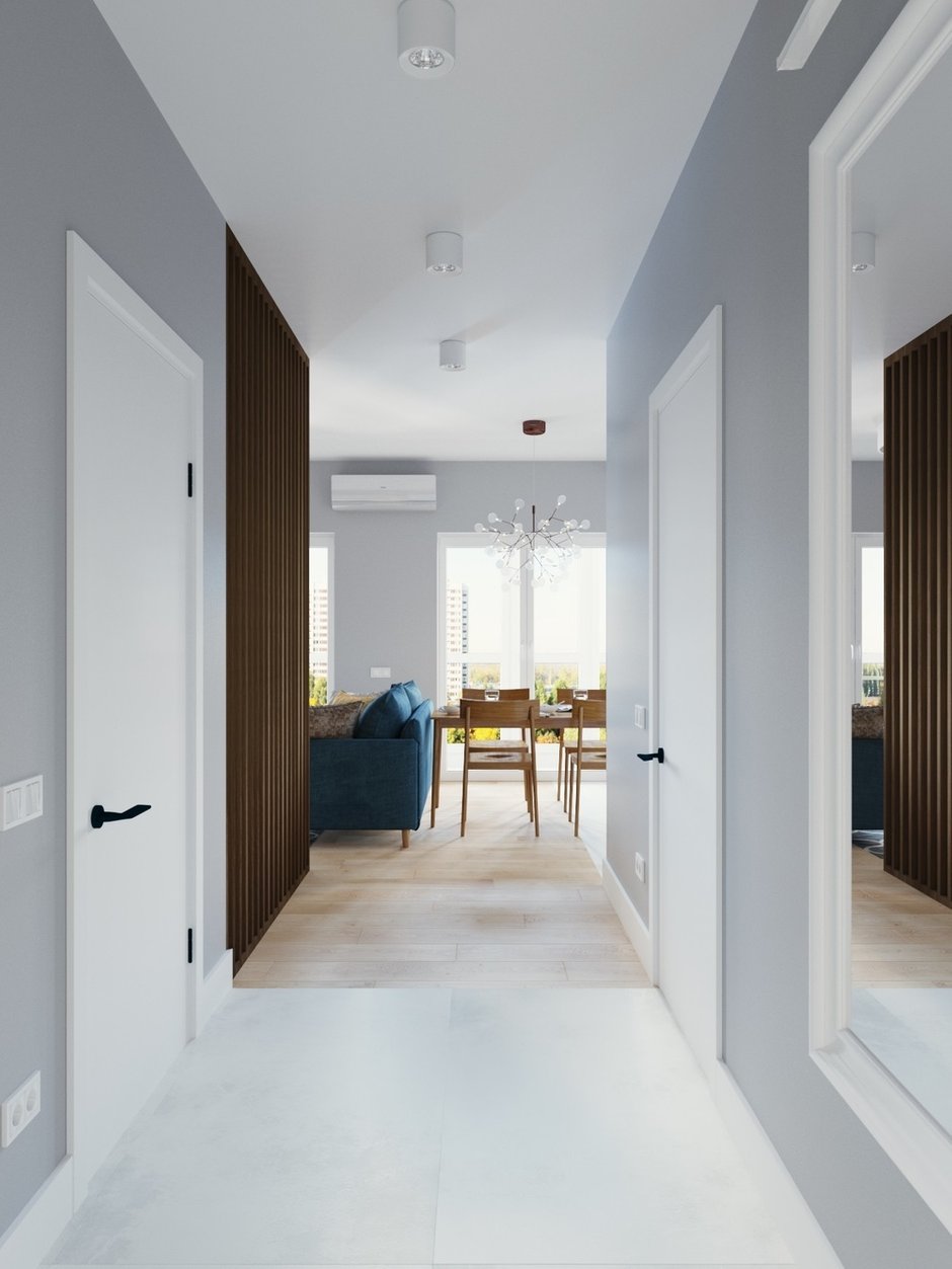 Фотография: Прихожая в стиле Скандинавский, Современный, Студия, Проект недели, Беларусь, Минск, до 40 метров, Монолитно-кирпичный, Protena – фото на INMYROOM