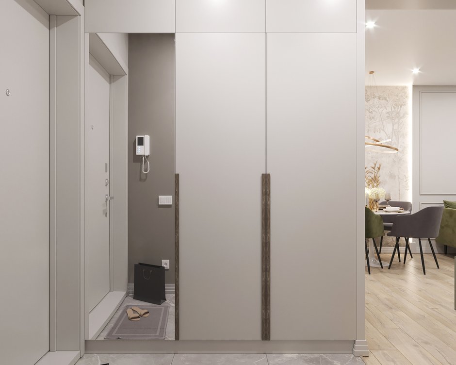 Фотография: Прихожая в стиле Современный, Квартира, Проект недели, Москва, 2 комнаты, 40-60 метров – фото на INMYROOM