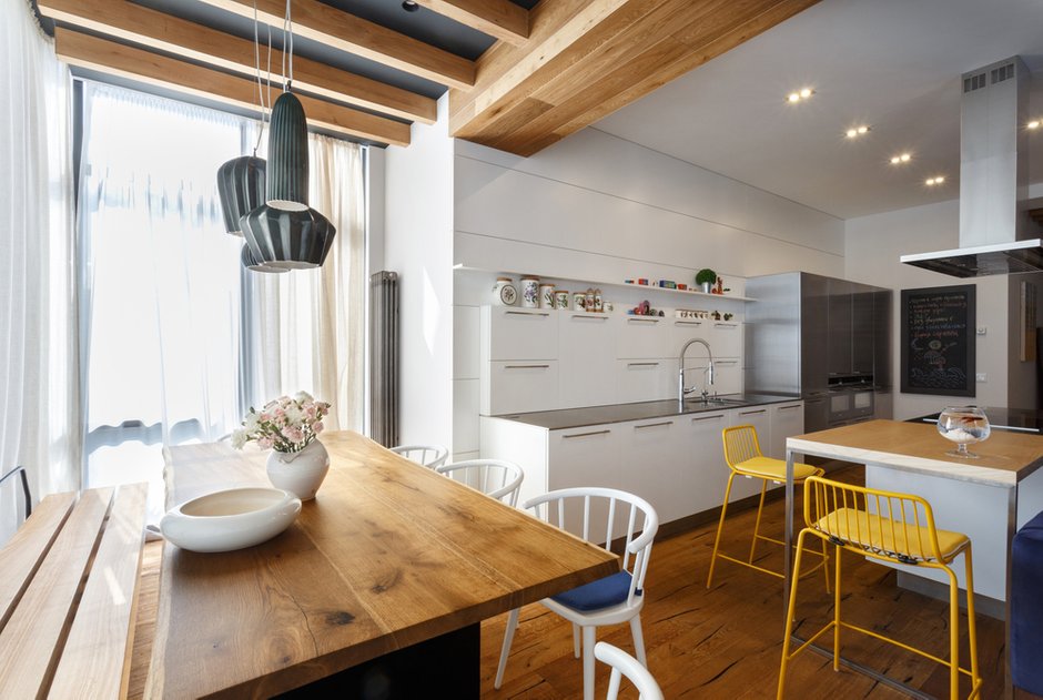 Фотография: Кухня и столовая в стиле Современный, Эко, Квартира, Проект недели, Денис Соколов, SVOYA STUDIO – фото на INMYROOM