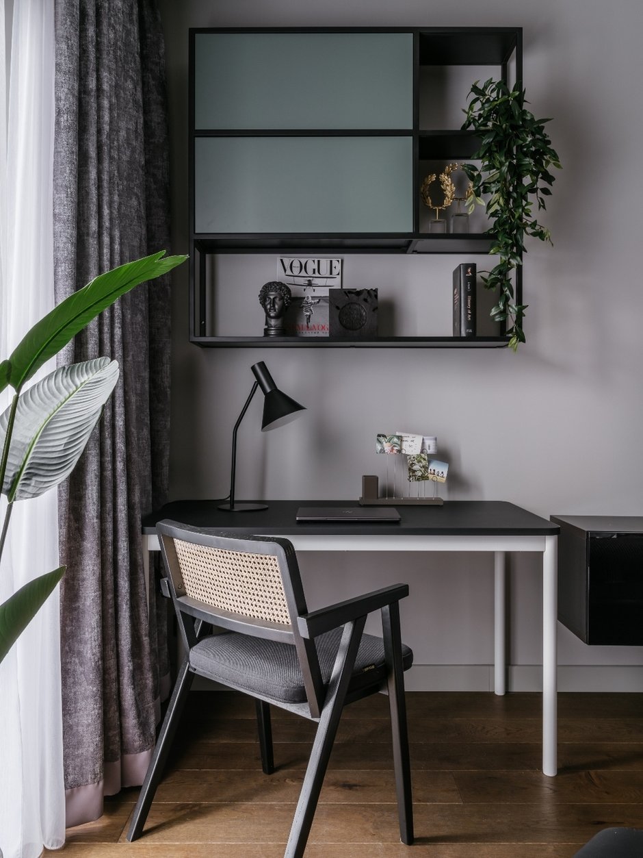 Фотография: Спальня в стиле Современный, Скандинавский, Квартира, Проект недели, Москва, 4 и больше, 60-90 метров, Клавдия Лученко – фото на INMYROOM