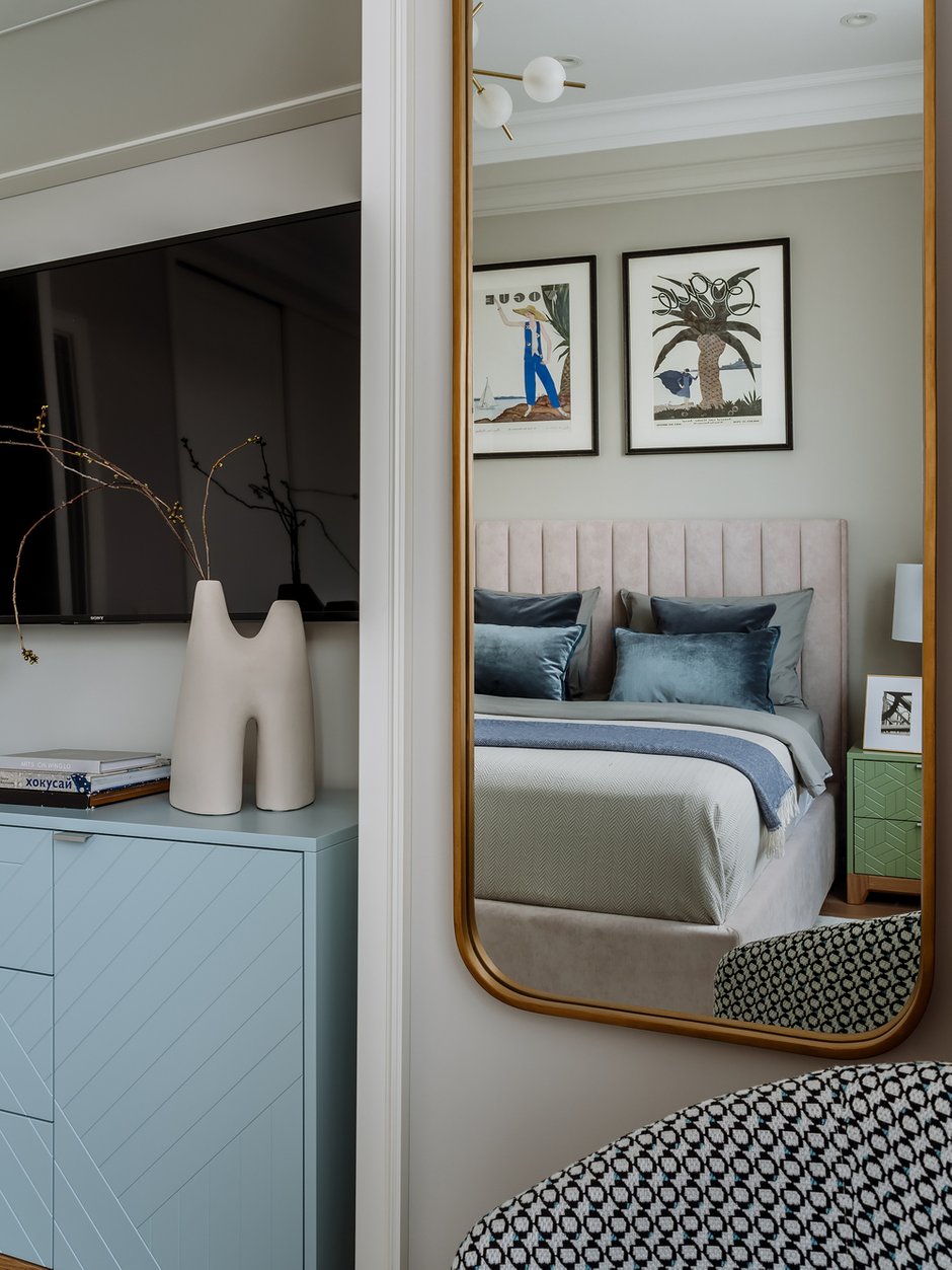 Фотография: Спальня в стиле Современный, Квартира, Проект недели, Москва, 3 комнаты, 60-90 метров, Андрей Некрасов – фото на INMYROOM