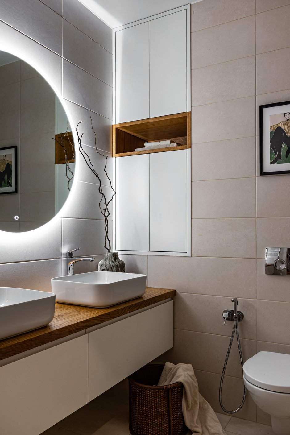 Фотография: Ванная в стиле Современный, Квартира, Проект недели, Санкт-Петербург, 3 комнаты, Более 90 метров, Жанна Бунгова – фото на INMYROOM