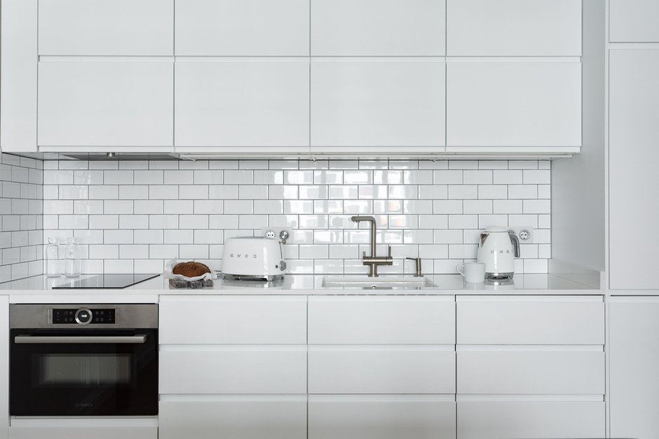 Фотография: Кухня и столовая в стиле Скандинавский, Современный, Квартира, Проект недели, 4 и больше, 60-90 метров, Юрий Миронов – фото на INMYROOM