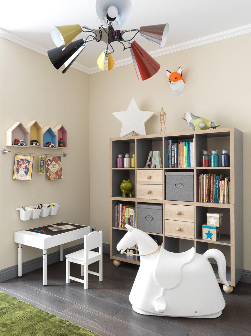 Фотография: Детская в стиле Современный, Классический, Квартира, Проект недели, Москва, Женя Жданова, Монолитный дом, 3 комнаты, Более 90 метров, ЖК «Мосфильмовский», #эксклюзивныепроекты – фото на INMYROOM