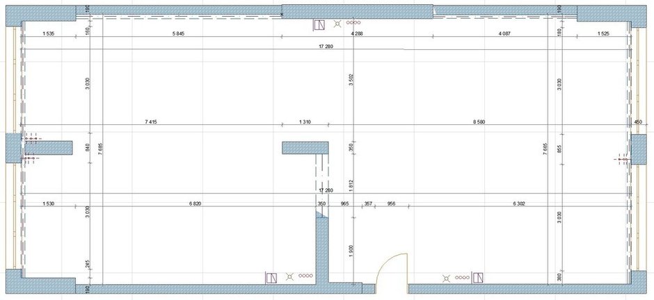 Обмерный план
