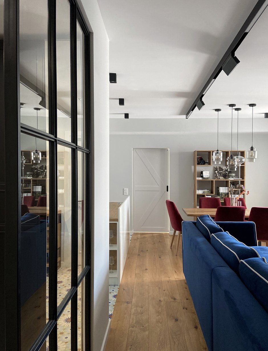 Фотография: Гостиная в стиле Скандинавский, Современный, Квартира, Проект дня, Санкт-Петербург, 3 комнаты, 60-90 метров, Светлана Мамаенко – фото на INMYROOM