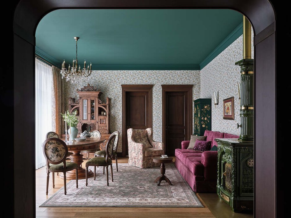 Фотография: в стиле , Проект дня, Дача, Подмосковье, Дом и дача, Истринский район, Кирпичный дом, 3 комнаты, Более 90 метров, Дженнет Койтемирова, классический с элементами викторианского и английского стиля – фото на INMYROOM